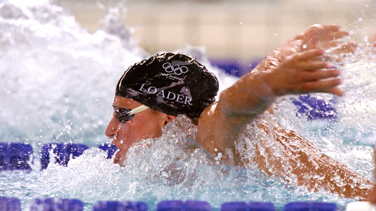 Danyon Loader won gold in the 200m freestyle at the Atlanta Olympics