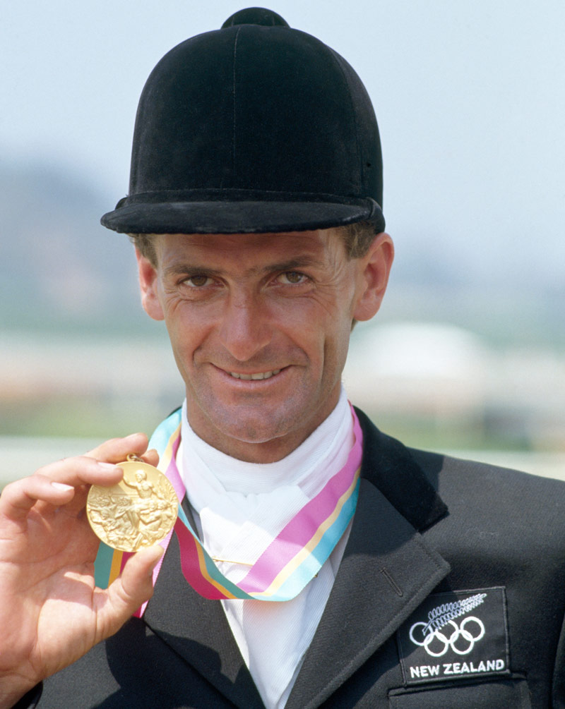 Mark Todd wins gold at the 1984 Olympics