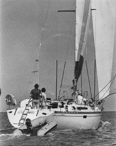 The yacht Ouvea