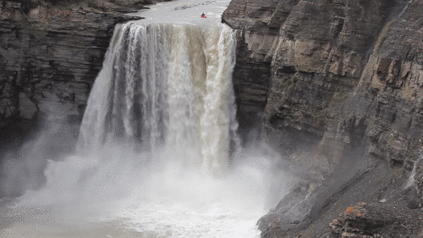 Ryan kayaks the Ram Falls