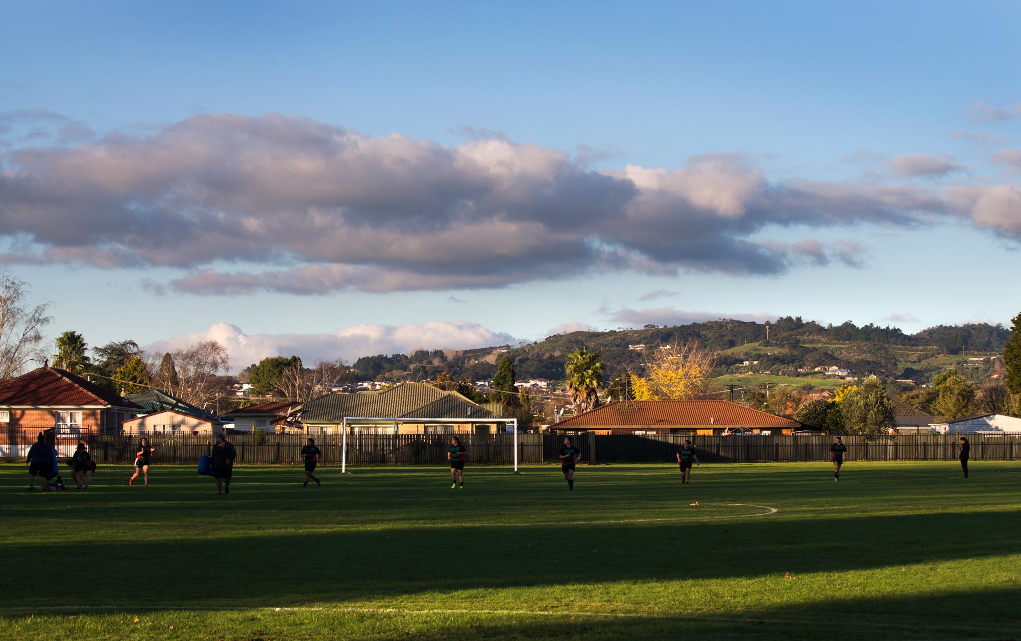 Despite Auckland’s suburban sprawl, Papakura High has retained its many playing fields